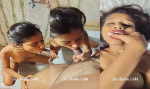 Gf ne bathroom mai lund chusai kiya phir bedroom mai bani godi